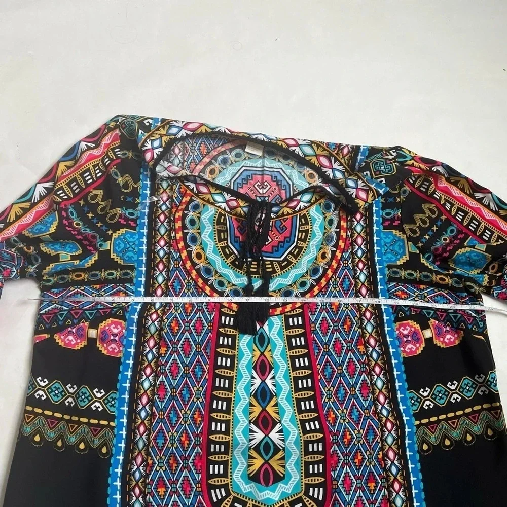 Flying Tomato tunic dress NWOT Women Size XXL Plus Long Sleeve Black - Picture 5 of 10